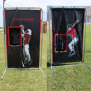 2 Sport Vinyl Backstop with Steel Frame