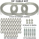 55' Residential Batting Cage Net Cable Frame
