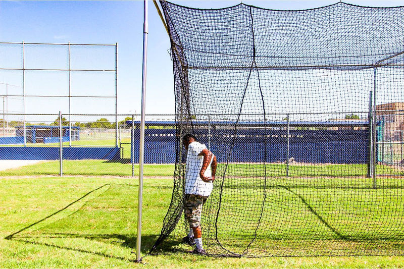 Easy Entry Door for Baseball Batting Cage Net