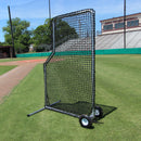 7x4 Commercial Steel L Frame and Net with Wheels