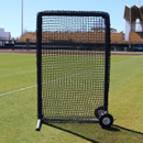 6x4 Commercial Steel Safety Protection Frame and Net with Wheels and Black Frame Padding