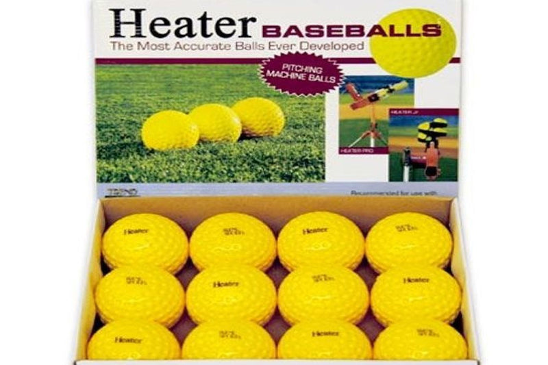 Heater Dimpled Baseballs - Yellow