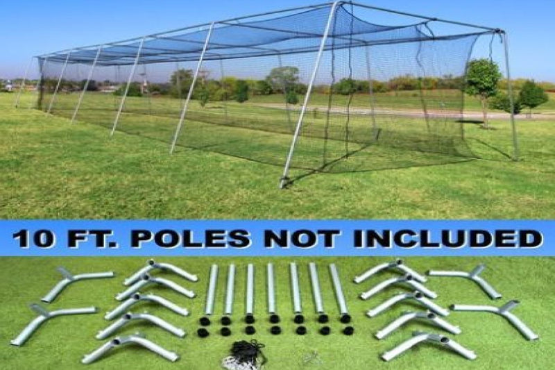 SELECT 70x14x12 Residential Batting Cage and Frame Corners