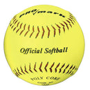 12" Optic Yellow Softball Poly Core 1 Doz.